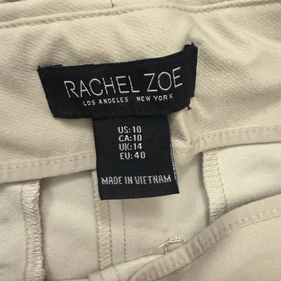Rachel Zoe Light Tan Ankle Pants - Picture 3 of 3